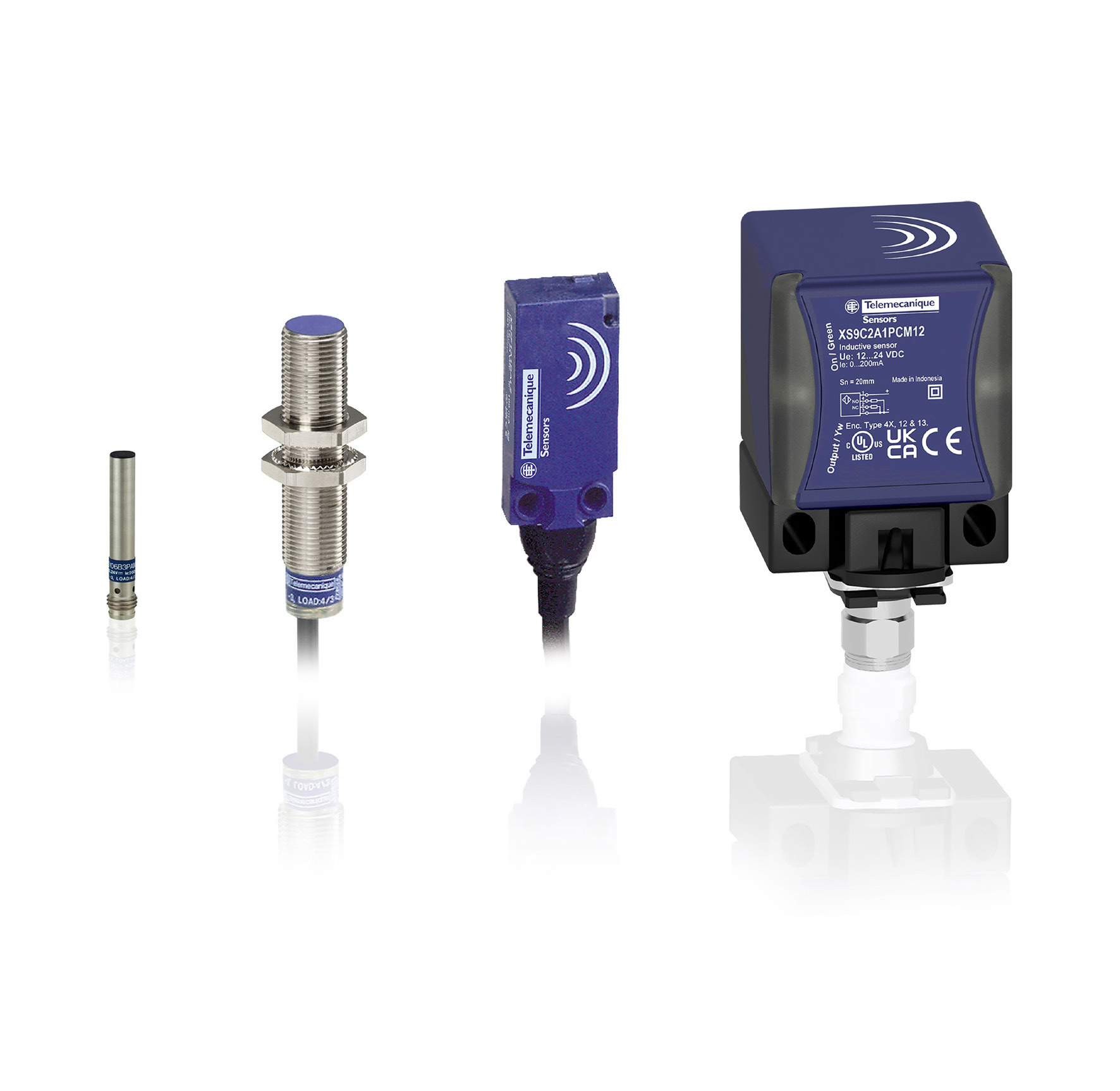 Telemecanique Sensors XS Silindirik Endüktif Sensörler ürün görünümü